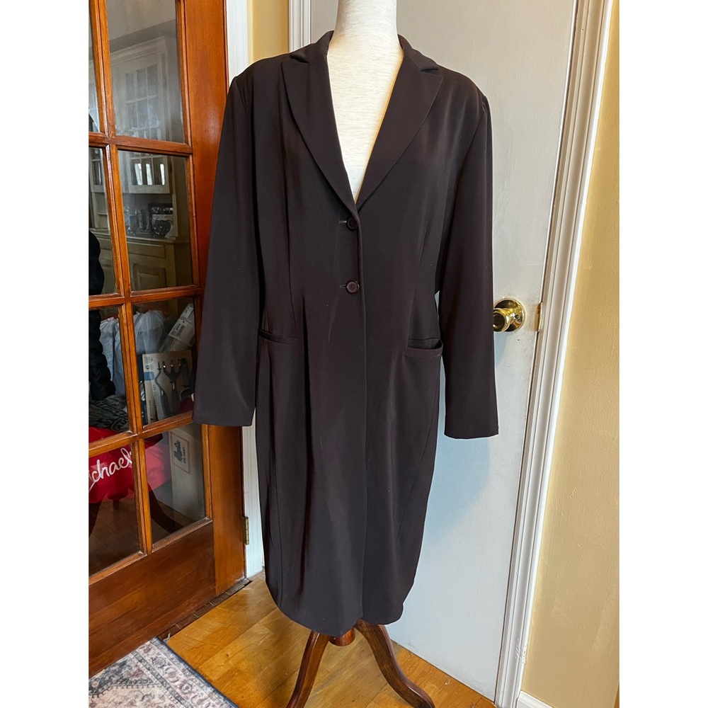 Vintage 90s Larry Levine Brown Women’s Suit Coat